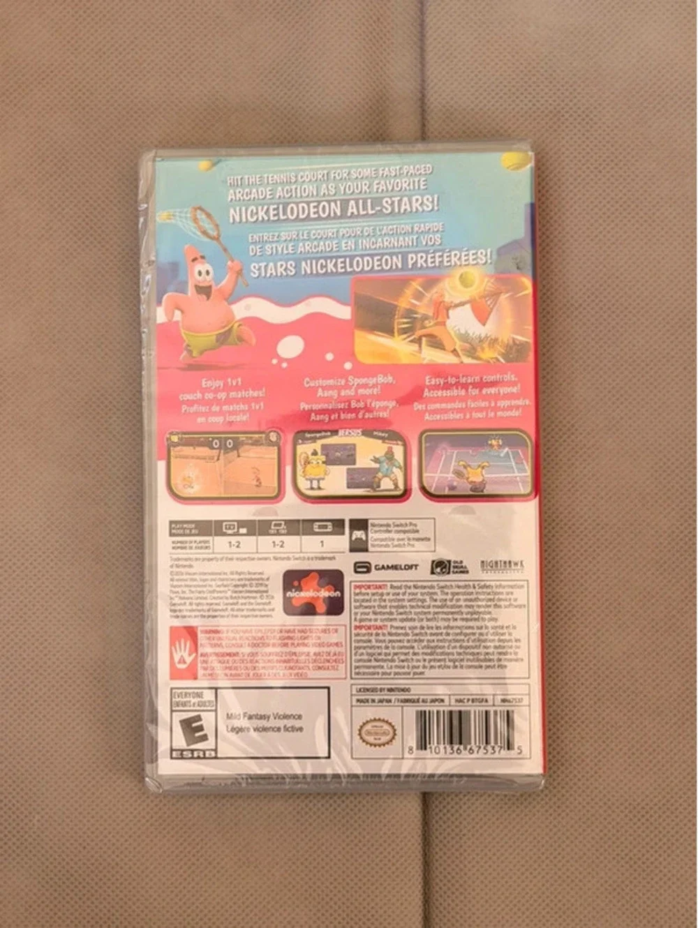 Nickelodeon Extreme Tennis: Next for Nintendo switch